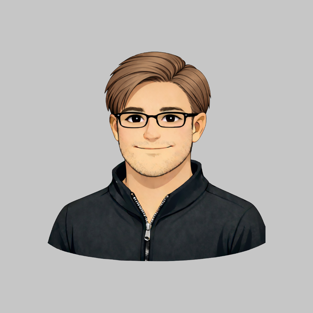 Illustrated portrait of Reece from Stratiis