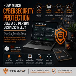 How Much Cybersecurity Protection Does a 50-Person Business Actually Need?