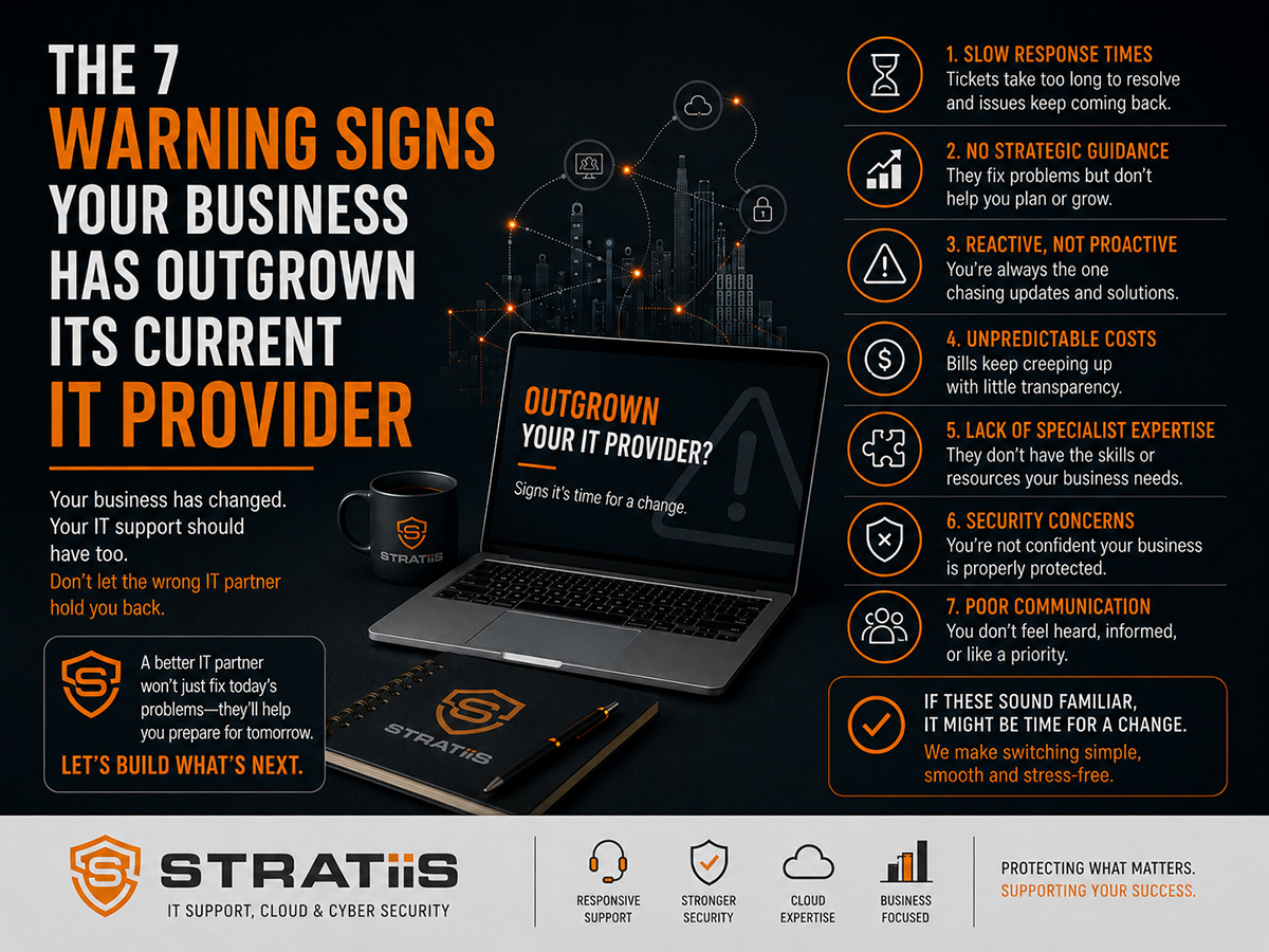 The 7 Warning Signs Your Business Has Outgrown Its Current IT Provider