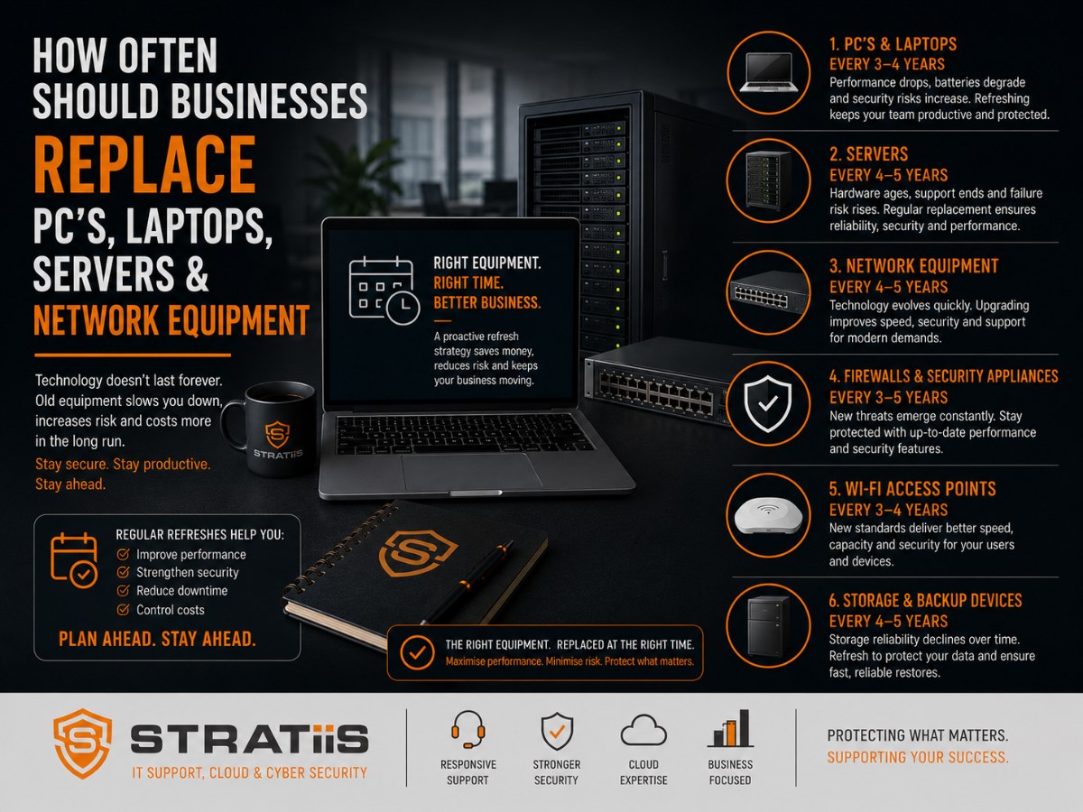 How Often Should Businesses Replace PCs, Servers and Network Equipment?