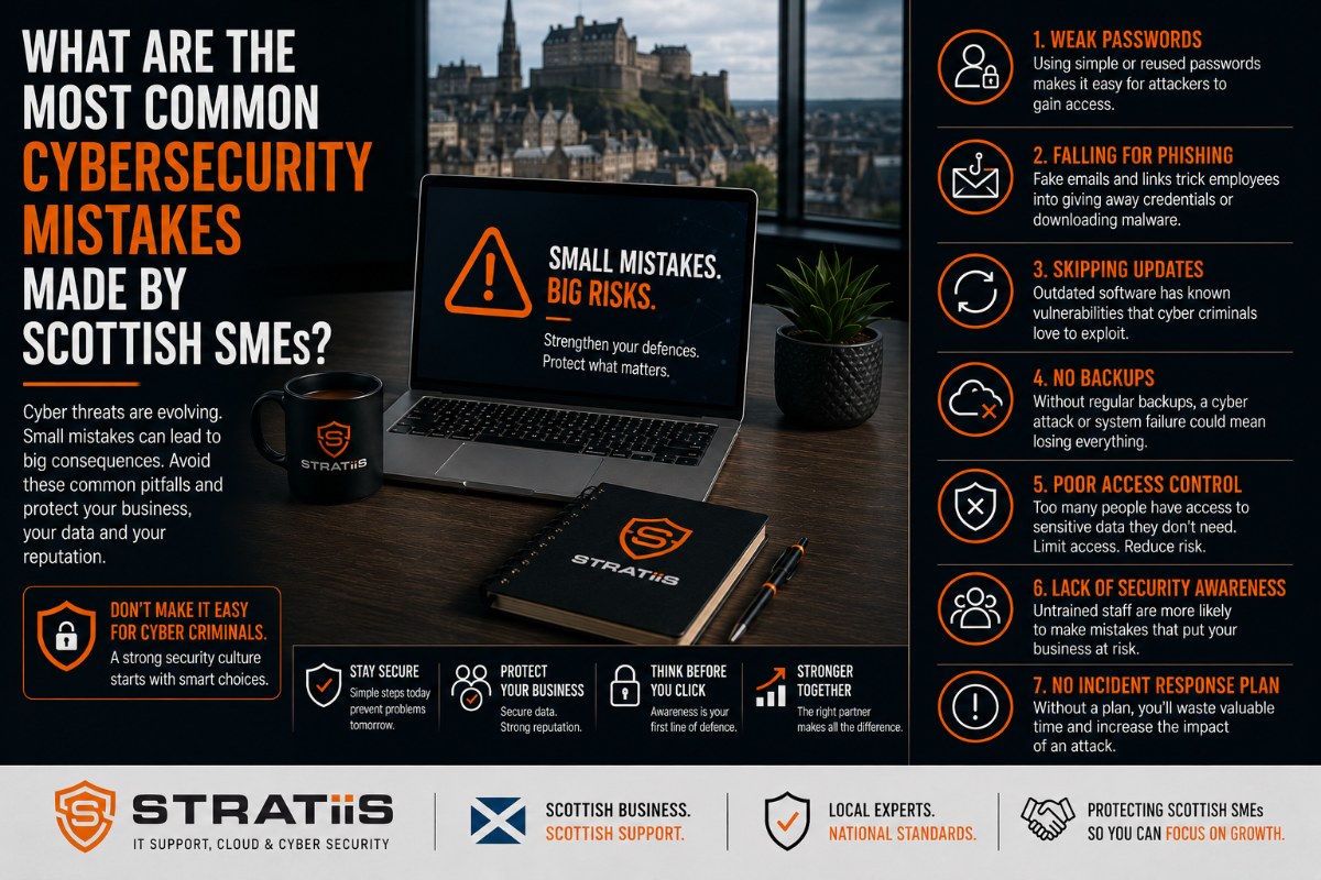 What Are the Most Common Cybersecurity Mistakes Made by Scottish SMEs?