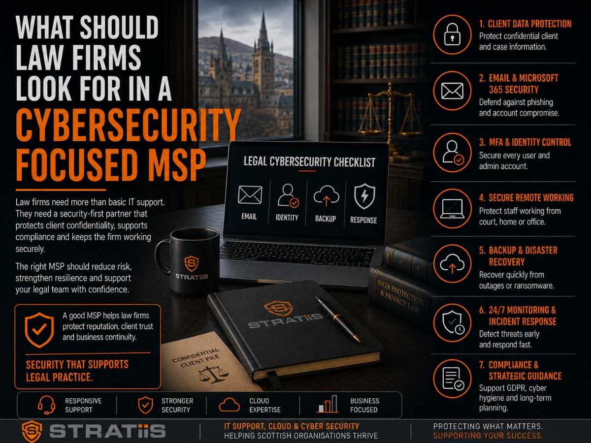 What Should Law Firms Look for in a Cybersecurity-Focused MSP?