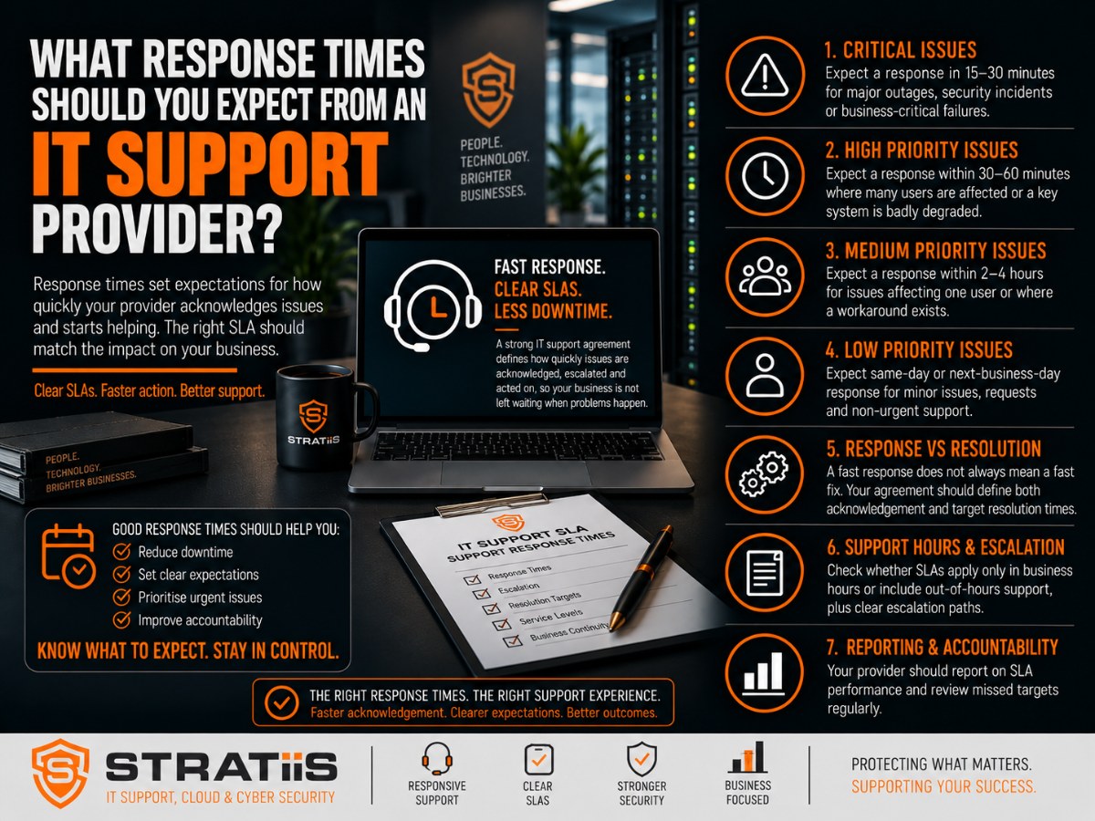 What Response Times Should You Expect From an IT Support Provider?